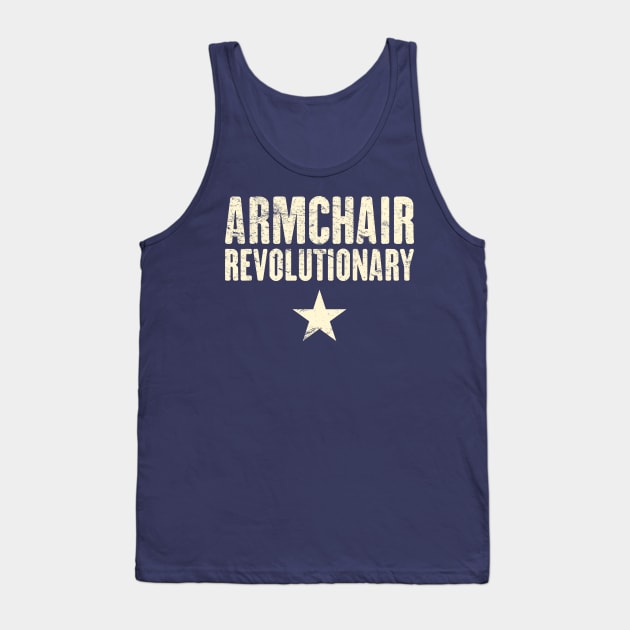 Armchair Revolutionary with Star Tank Top by AKdesign